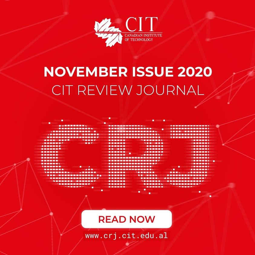 Botimi i Nëntorit 2020 i CIT Review Journal sapo është publikuar!