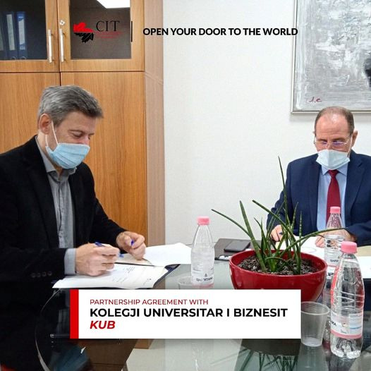 CIT DHE KUB nënshkruan një marrëveshje partneriteti 1 CIT DHE KUB nenshkruan nje marreveshje partneriteti