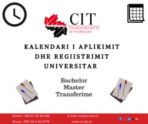 Datat e Aplikimit dhe Regjistrimit në Universitet