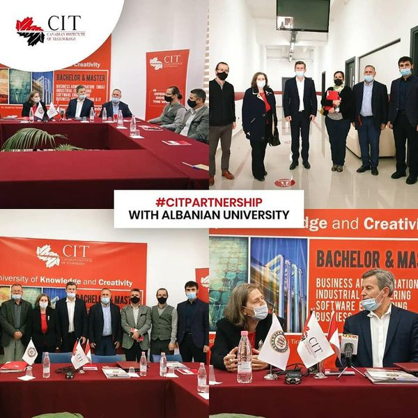 INSTITUTI KANADEZ I TEKNOLOGJISË (CIT) KA LIDHUR NJË MARRËVESHJE PARTNERITETI ME UNIVERSITETIN SHQIPTAR (AU). 1 INSTITUTI KANADEZ I TEKNOLOGJISE CIT KA LIDHUR NJE MARREVESHJE PARTNERITETI ME UNIVERSITETIN SHQIPTAR AU