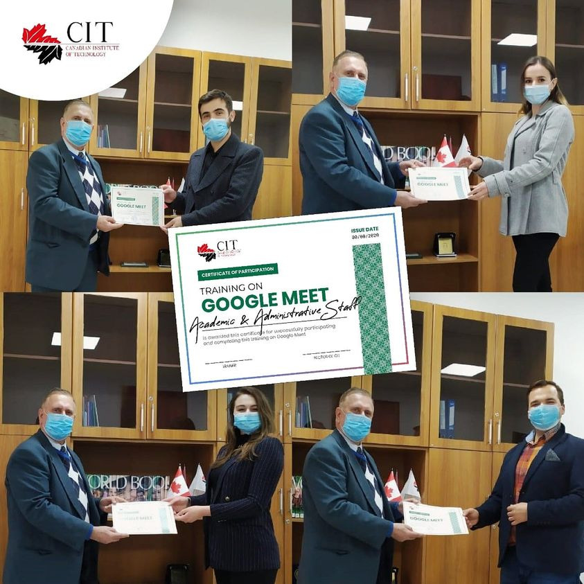 Lëshimi i çertifikatave të Google Meet për të gjithë stafin e CIT 1 Leshimi i certifikatave te Google Meet per te gjithe stafin e CIT