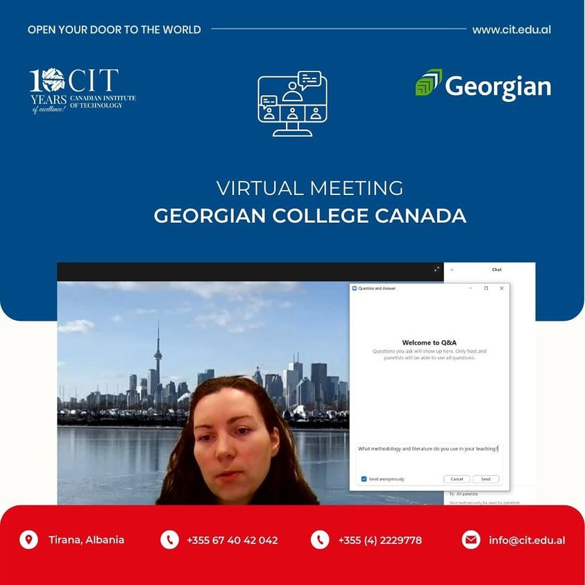 MOMENTET KRYESORE NGA TAKIMI VIRTUAL ME GEORGIAN COLLEGE