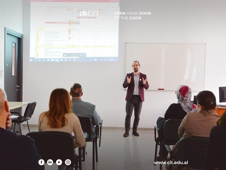 Mirëpritja dhe trajnimi i stafit të ri akademik në CIT 3 Njësia e Sigurimit të Brendshëm të Cilësisë (QAU)