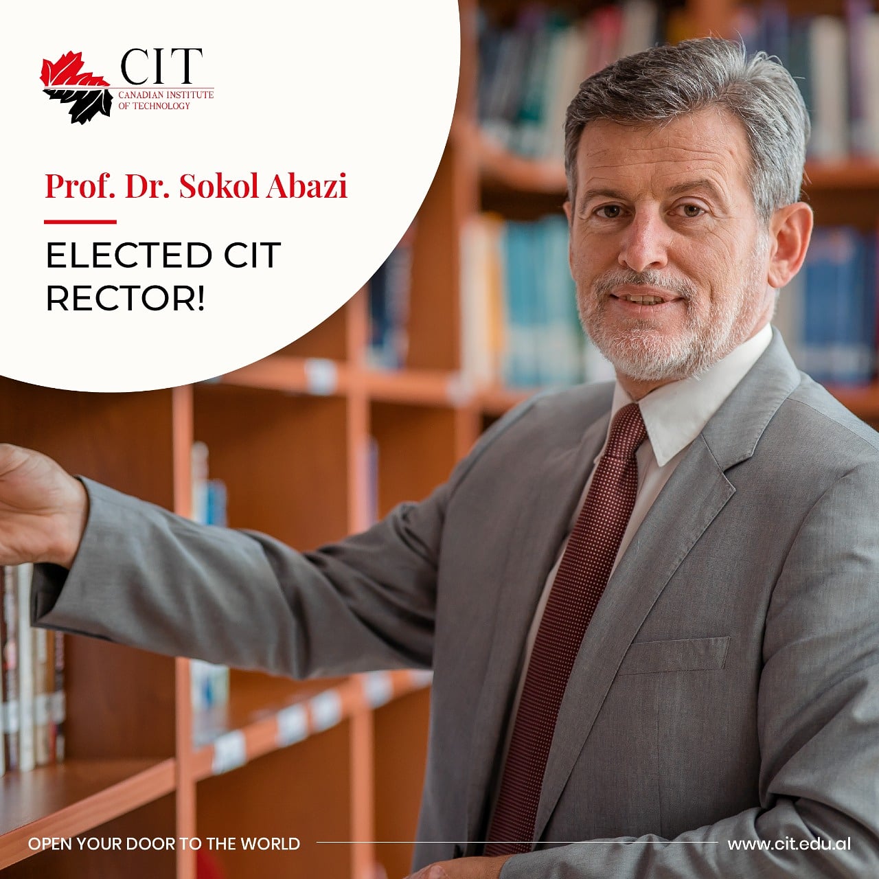 PROF. DR. SOKOL ABAZI – I ZGJEDHUR REKTOR I CIT