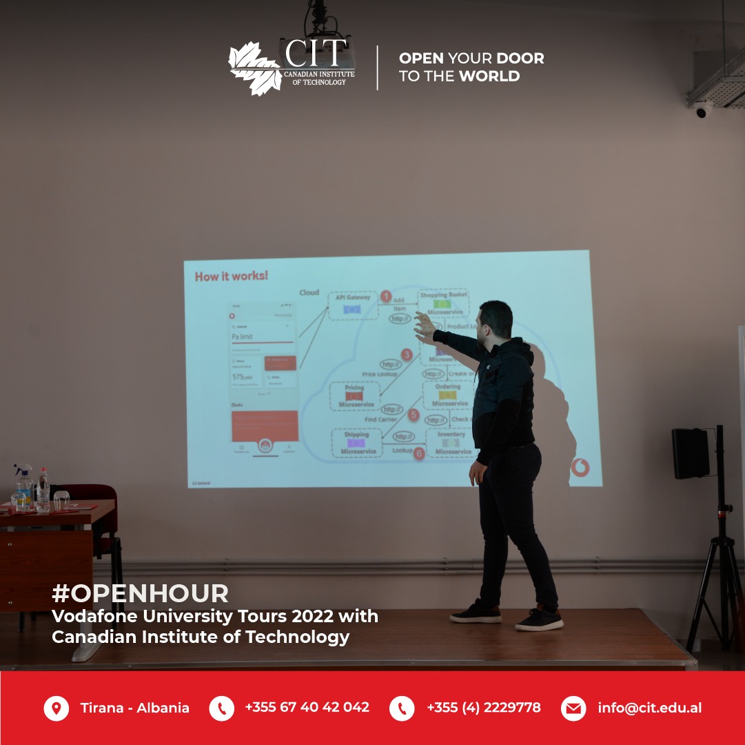 Përfaqësues nga Vodafone Albania ishin të ftuar në kampusin tonë