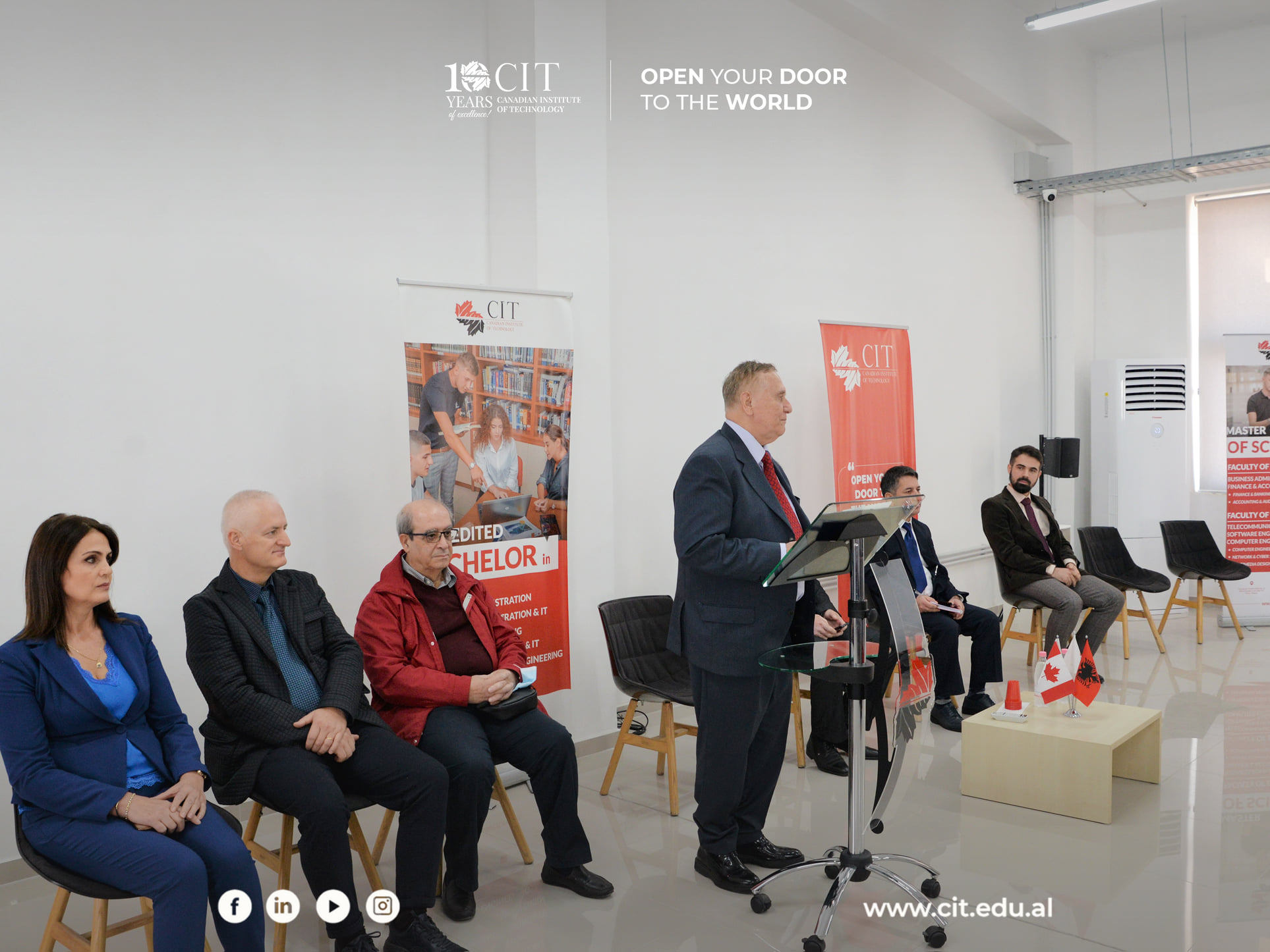 Sot Instituti Kanadez i Teknologjisë organizoi një ceremoni zyrtare mirëseardhjeje për të gjithë studentët e vitit të parë