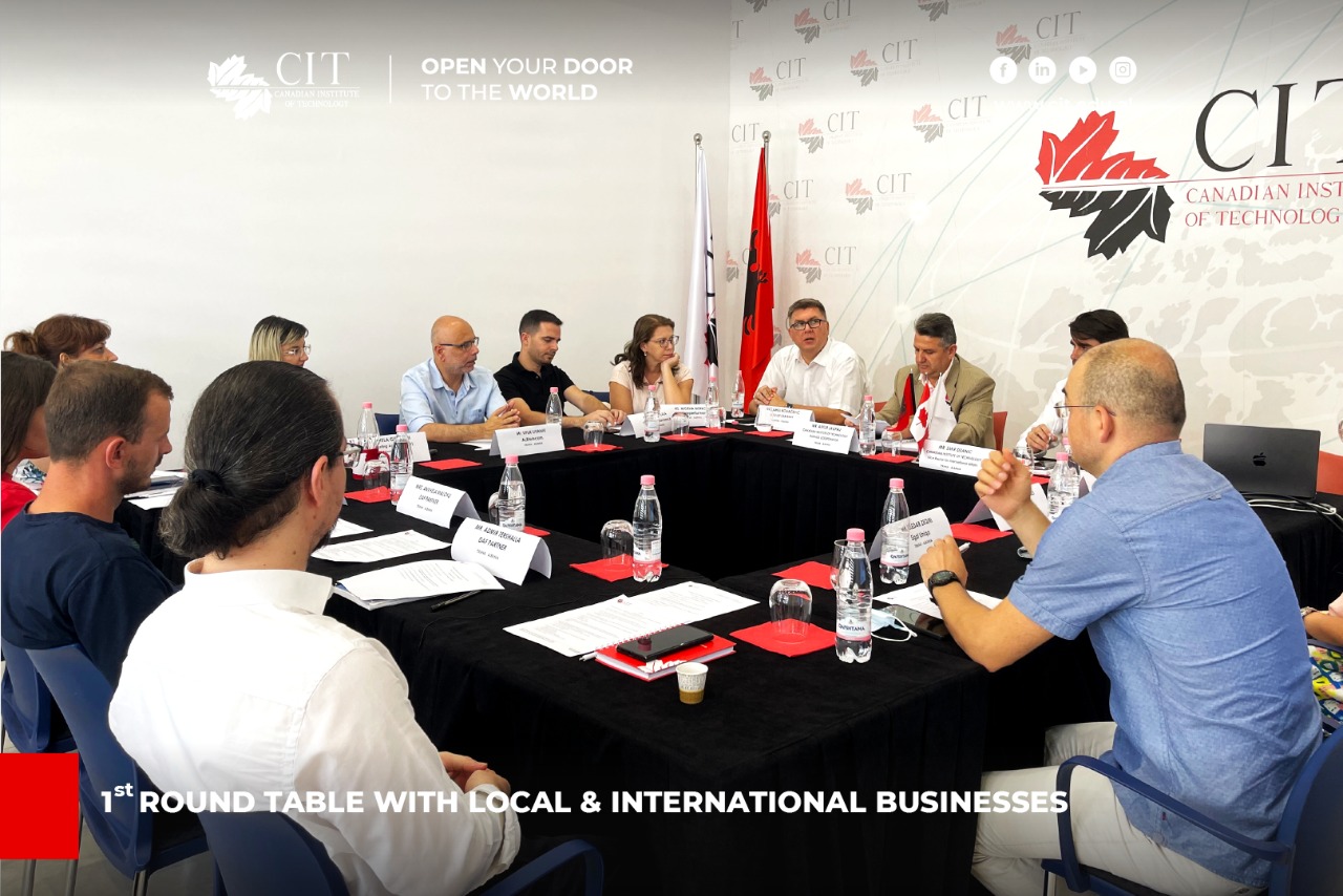 TAKIMI I PARË NË TAVOLINËN E RRUMBULLAKËT ME BIZNESE LOKALE DHE NDËRKOMBËTARE.