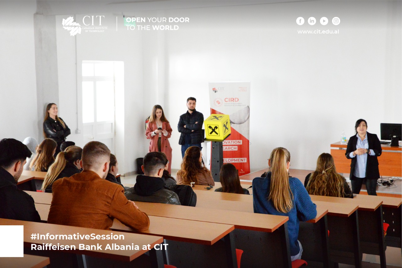 Sesion Informativ – Raiffeisen Bank Albania 2 informuan studentët për procesin e tyre të rekrutimit