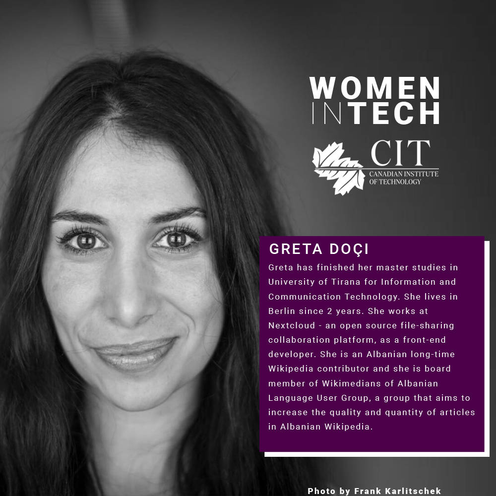 Mrs. Greta Doçi - Guest Speaker - Canadian Institute of Technology