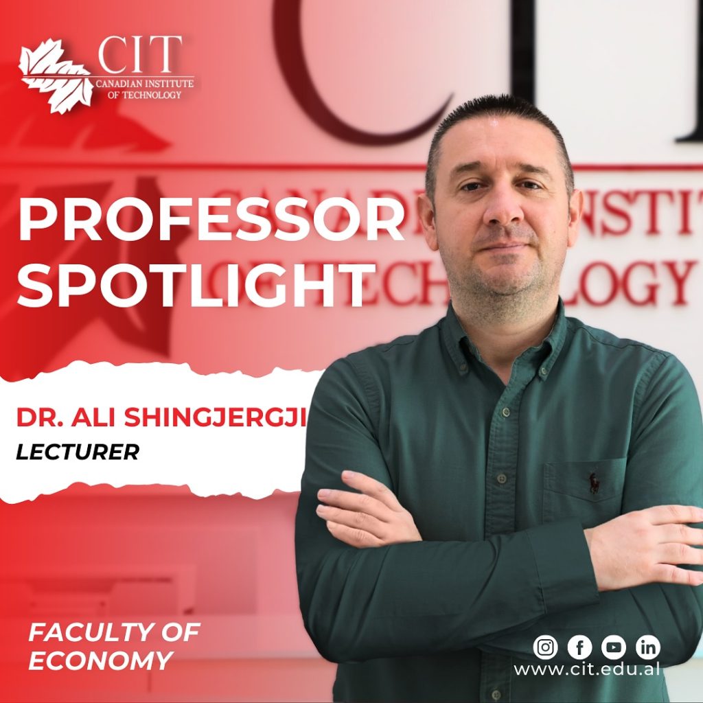 Meet Our Professor | Dr. Ali Shingjergji 1 Meet Our Professor | Dr. Ali Shingjergji