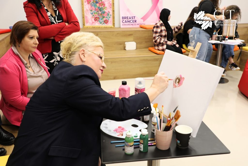 Painting for Life: A Stroke of Hope in Pink