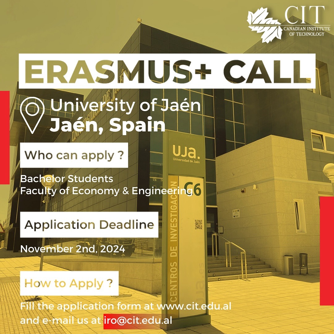 ERASMUS+ EXCHANGE OPPORTUNITY: University of Jaén, Spain