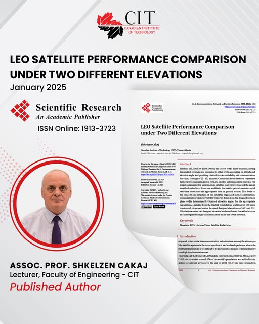 LEO Satellite Performance Comparison Under Two Different Elevations | Published Paper