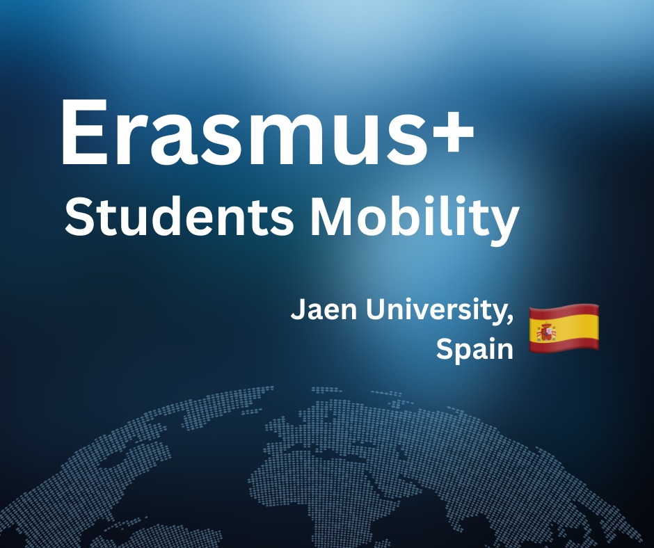 Erasmus+ Student Mobility Opportunity at the University of Jaen, Spain
