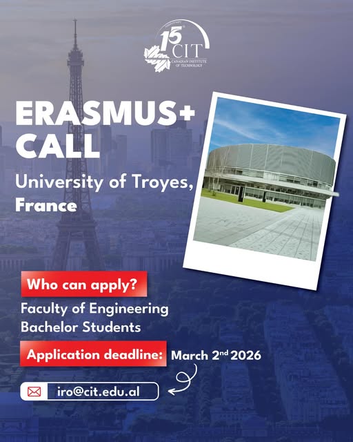 Erasmus+ Student Exchange – University of Technology of Troyes (France)