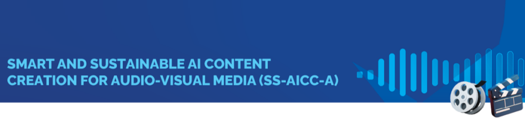 Smart and Sustainable AI Content Creation for Audio-Visual Media