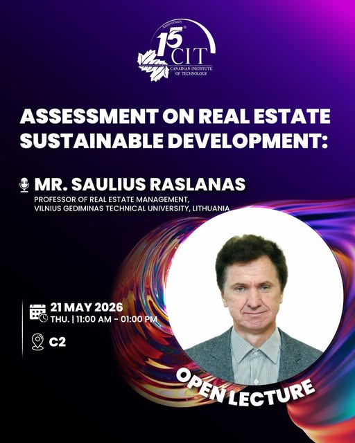 ASSESSMENT ON REAL ESTATE & SUSTAINABLE DEVELOPMENT | Open Lecture