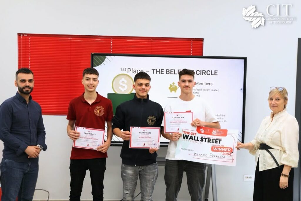 CIT Concludes “The Wall Street” Experience with Award Ceremony for Top-Performing Teams