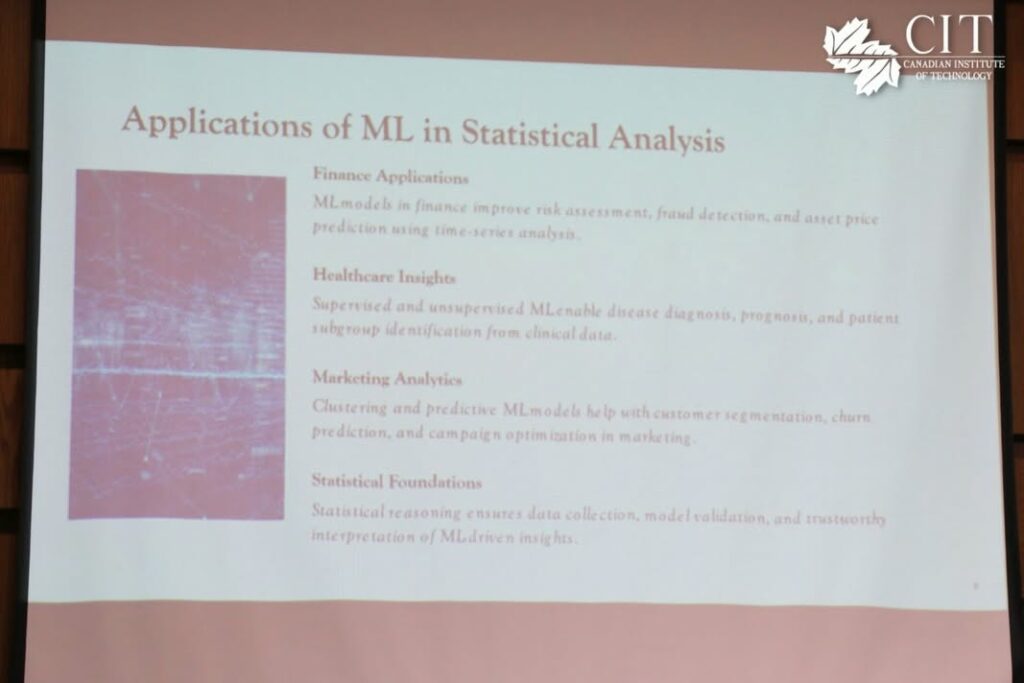 Open Lecture Examines the Role of Machine Learning in Modern Statistical Analysis 8 Open Lecture Examines the Role of Machine Learning in Modern Statistical Analysis