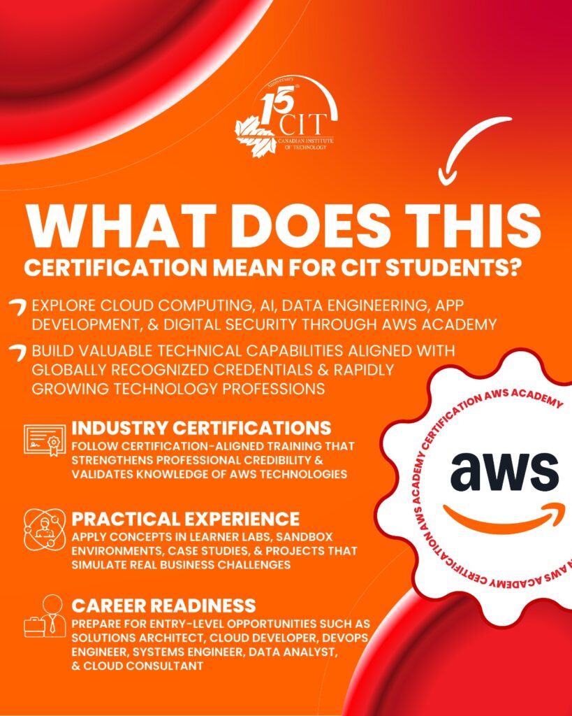 Industry-Recognized Certifications | AWS Academy 1 AWS Academy Certification CIT